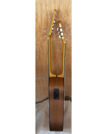 12 String Acoustic / 6 String Fretless Classical Electric, Double Sided Busuyi Guitar 2020 NPT