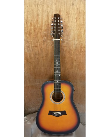 12 String Acoustic / 6 String Classical Electric, Double Sided Busuyi Guitar 2020 NPT