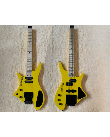 4 String Bass/ 6 String Lead  Tremolo Headless Busuyi Guitar -Lefty