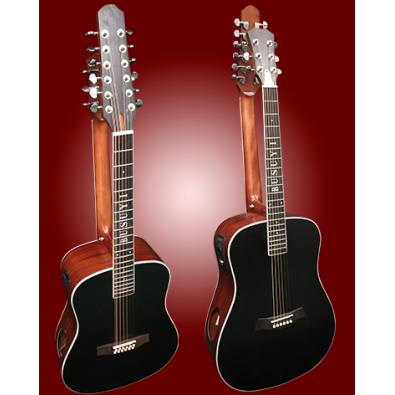 12 String / 6 String Acoustic/Electric Busuyi Guitar...