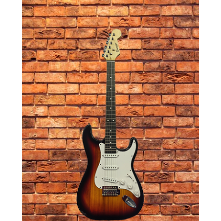 6 String Electric Guitar (Sunburst) Busuyi VRack