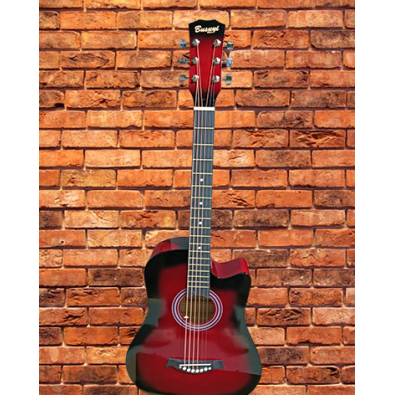 6 String Acoustic Busuyi Guitar (Maroon)