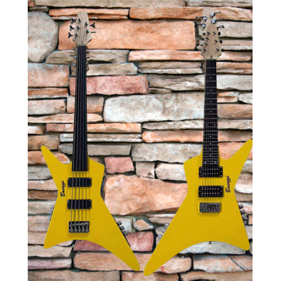 5 String Fretless Bass/ 7 String Lead Double Neck...