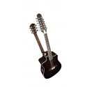 12 String / 6 String Acoustic/Electric Busuyi Guitar with XLR Input