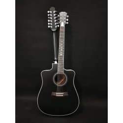 12/6 Strings Acoustic Double Neck, Double Sided Busuyi Guitar 2020 NPT