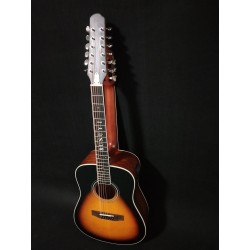 12/6 Strings Acoustic Double Neck, Double Sided Busuyi Guitar 2020 PTC