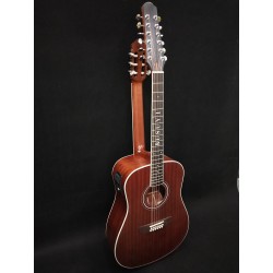 12 Strings Acoustic / 6 String Classical Electric, Double Sided Busuyi Guitar 2020 PTC + Hard Case